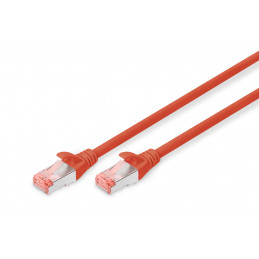 Digitus Cat6 S-FTP, 0.5m verkkokaapeli Punainen 0,5 m S FTP (S-STP)