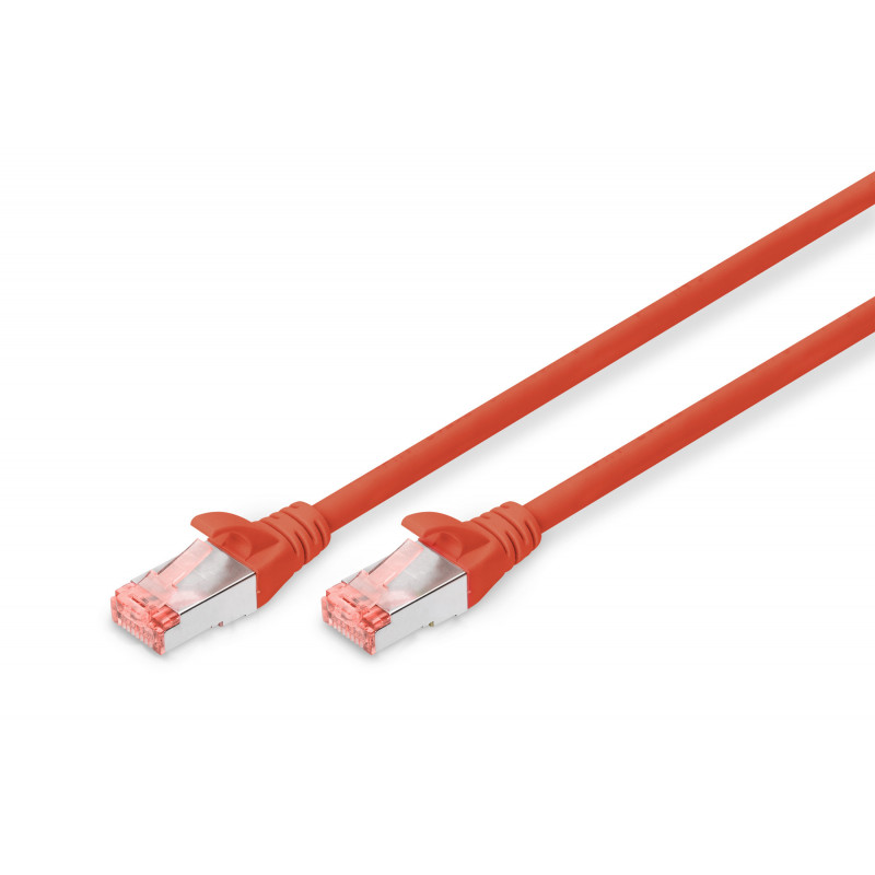 Digitus Cat6 S-FTP, 0.5m verkkokaapeli Punainen 0,5 m S FTP (S-STP)