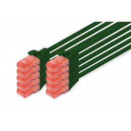 Digitus DK-1617-050-G-10 verkkokaapeli Vihreä 5 m Cat6 U UTP (UTP)