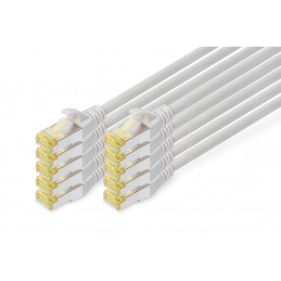 Digitus DK-1644-A-050-10 verkkokaapeli Harmaa 5 m Cat6a S FTP (S-STP)