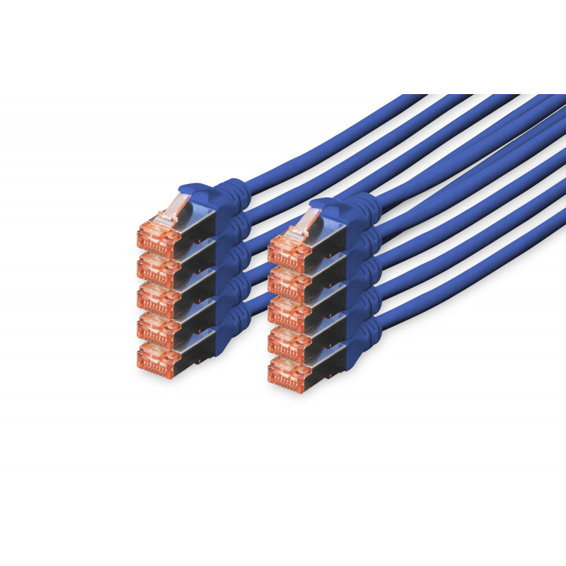 Digitus Professional verkkokaapeli Sininen 3 m Cat6 S FTP (S-STP)
