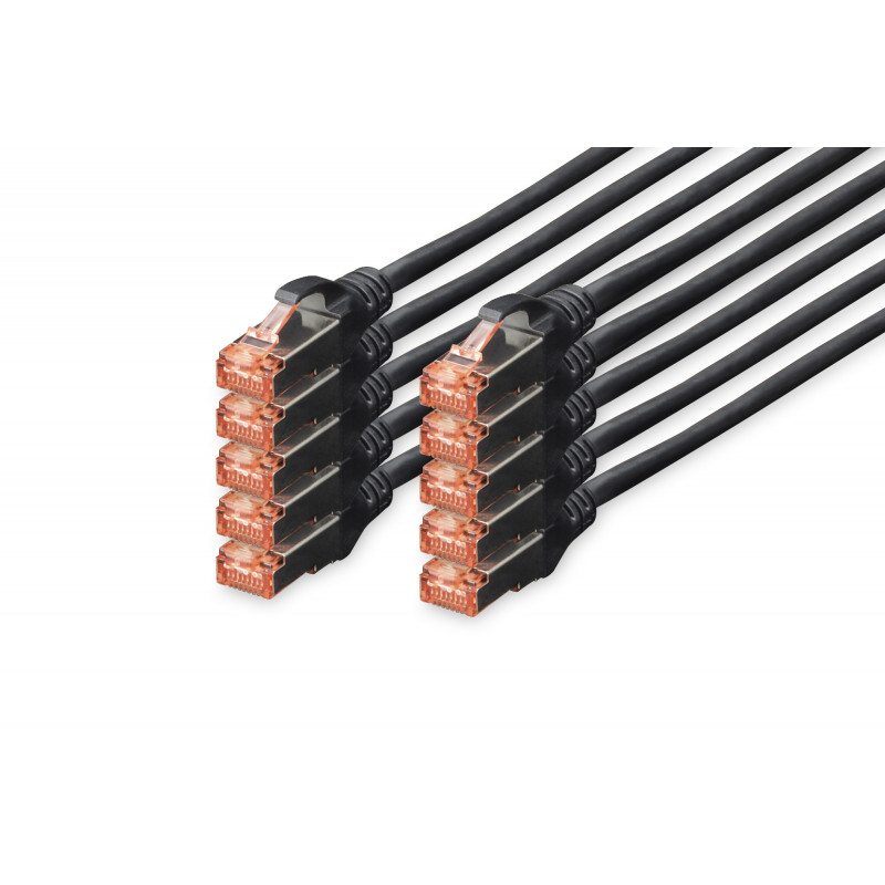 Digitus Professional verkkokaapeli Musta 5 m Cat6 S FTP (S-STP)