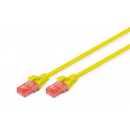 Digitus CAT6 U UTP 1m verkkokaapeli Keltainen U UTP (UTP)