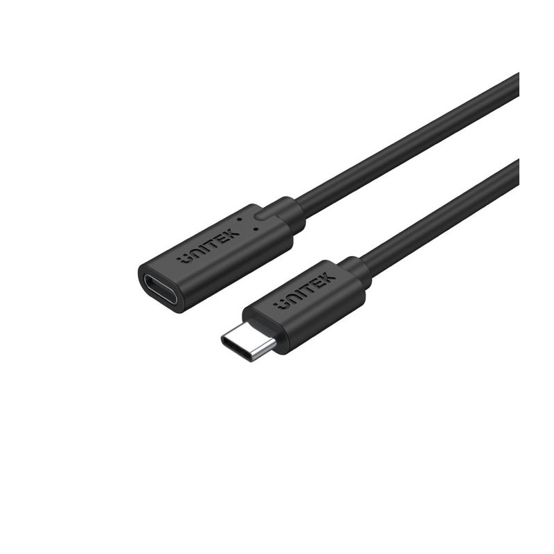 UNITEK C14086BK-1.5M USB-kaapeli USB 3.2 Gen 2 (3.1 Gen 2) USB C Musta