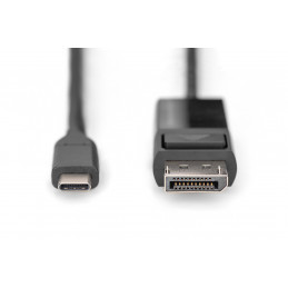 Digitus AK-300334-020-S videokaapeli-adapteri 2 m USB Type-C DisplayPort Musta