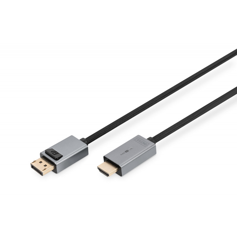 Digitus DB-340202-030-S videokaapeli-adapteri 3 m DisplayPort HDMI Musta