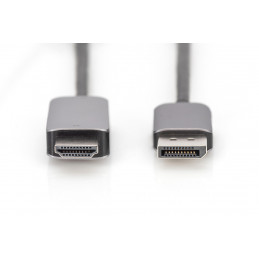 Digitus DB-340305-018-S videokaapeli-adapteri 1,8 m DisplayPort HDMI Musta