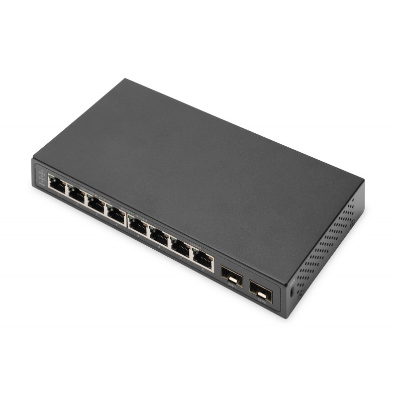 Digitus DN-80067 verkkokytkin Hallitsematon Gigabit Ethernet (10 100 1000) Musta