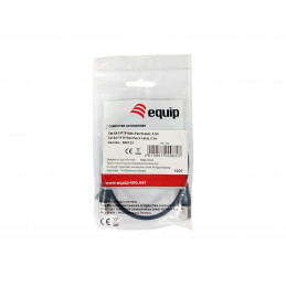 Equip 606123 verkkokaapeli Musta 0,5 m Cat6a F FTP (FFTP)