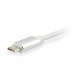 Equip 133452 USB grafiikka-adapteri 4096 x 2160 pikseliä Valkoinen