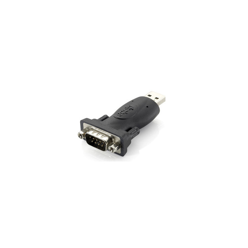 Equip 133382 kaapelin sukupuolenvaihtaja USB A RS-232 Musta
