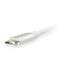 Equip 133457 USB grafiikka-adapteri 4096 x 2160 pikseliä Valkoinen