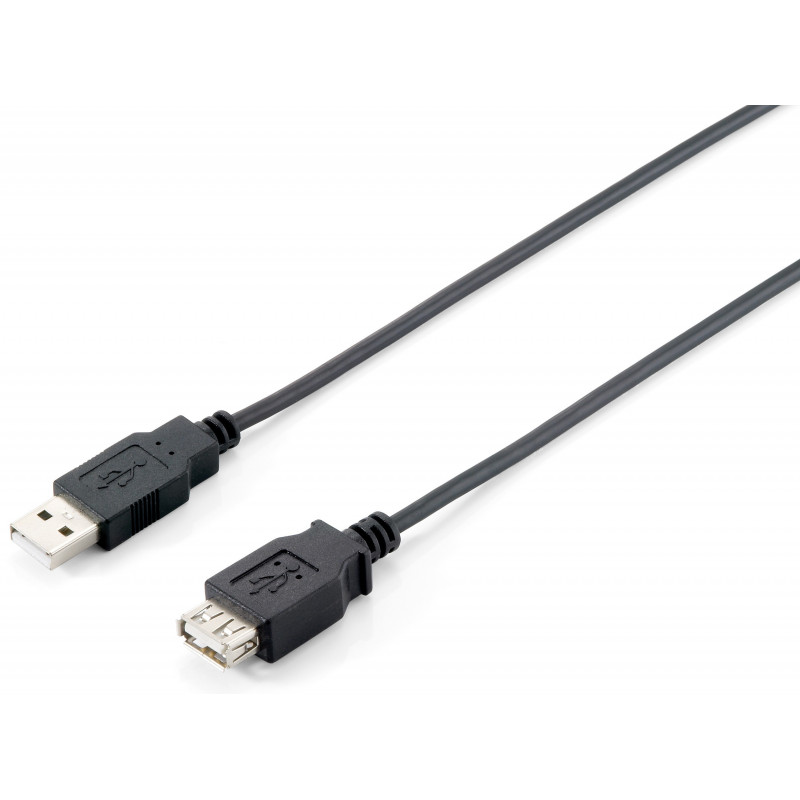 Equip 128851 USB-kaapeli 3 m USB 2.0 USB A Musta