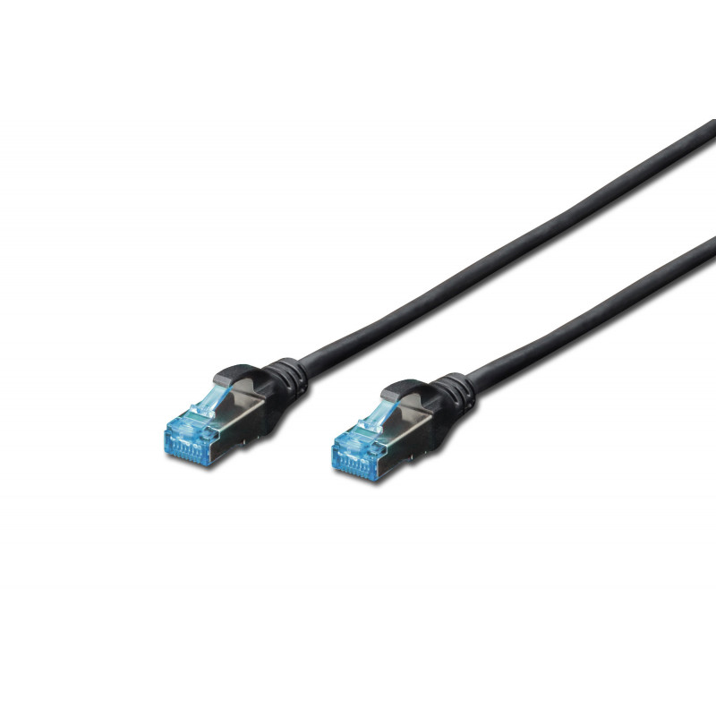 Digitus Patch Cable, SFTP, CAT5E, 5M, black verkkokaapeli Musta SF UTP (S-FTP)