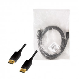 LogiLink CD0102 DisplayPort-kaapeli 3 m Musta