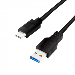 LogiLink CU0167 USB-kaapeli 0,5 m USB 3.2 Gen 1 (3.1 Gen 1) USB A USB C Musta