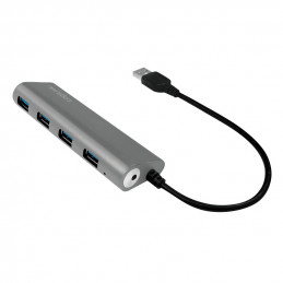 LogiLink UA0307 keskitin USB 3.2 Gen 1 (3.1 Gen 1) Type-A 5000 Mbit s Alumiini