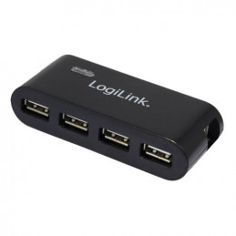 LogiLink UA0085 keskitin 480 Mbit s Musta