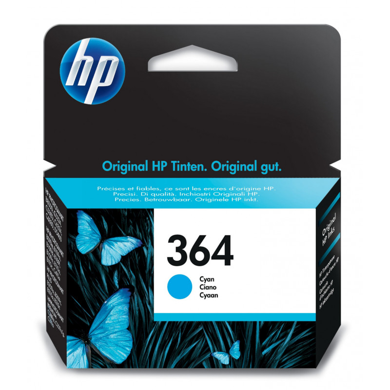 HP 364, alkuperäinen syaani mustekasetti