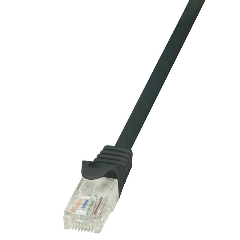 LogiLink 0.5m Cat.6 U UTP RJ45 verkkokaapeli Musta 0,5 m Cat6 U UTP (UTP)