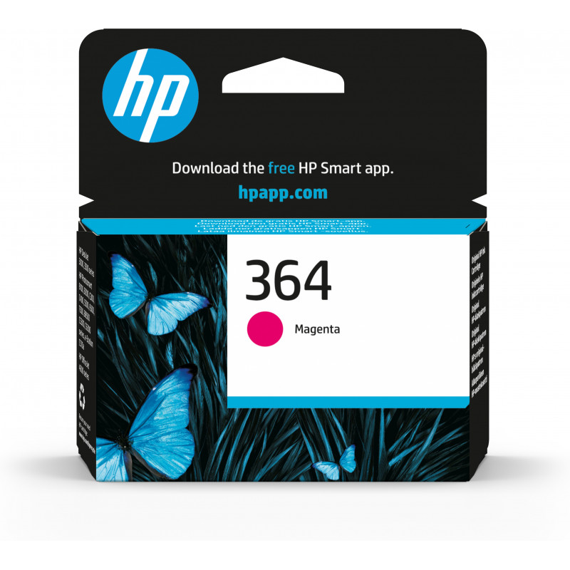 HP 364, alkuperäinen magenta mustekasetti