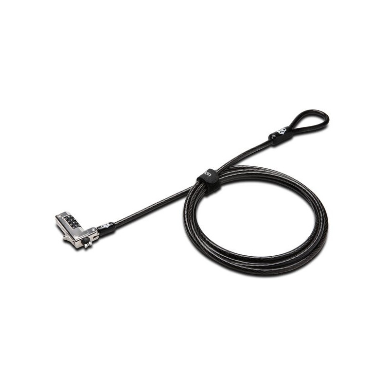 Kensington Slim NanoSaver kaapelilukko Musta 1,8 m