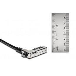 Kensington Slim NanoSaver kaapelilukko Musta 1,8 m
