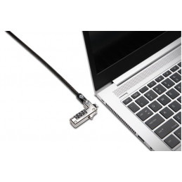 Kensington Slim NanoSaver kaapelilukko Musta 1,8 m