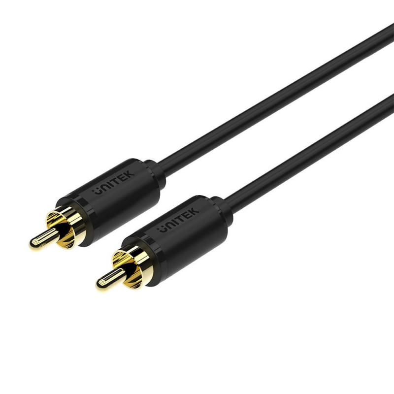 UNITEK Y-C945BK audiokaapeli 1,5 m RCA Musta