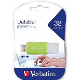 Verbatim V DataBar USB-muisti 32 GB USB A-tyyppi 2.0 Vihreä