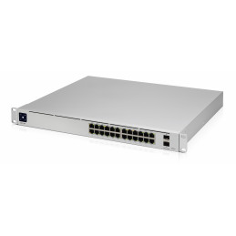Ubiquiti Networks UniFi Pro 24-Port PoE Hallittu L2 L3 Gigabit Ethernet (10 100 1000) Power over Ethernet -tuki 1U Hopea