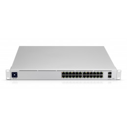 Ubiquiti Networks UniFi Pro 24-Port PoE Hallittu L2 L3 Gigabit Ethernet (10 100 1000) Power over Ethernet -tuki 1U Hopea