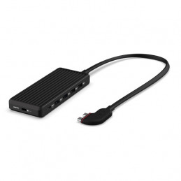 Unisynk 10354 keskitin USB Type-C 5000 Mbit s Musta