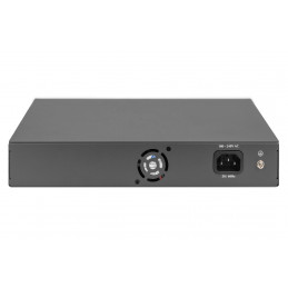 Digitus DN-95355 verkkokytkin Hallitsematon Gigabit Ethernet (10 100 1000) Power over Ethernet -tuki 1U Musta