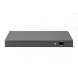 Digitus DN-95342-1 verkkokytkin Hallitsematon Fast Ethernet (10 100) 1U Musta, Hopea