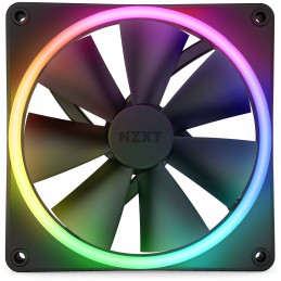 NZXT F140 RGB DUO Tuuletin 14 cm Musta 1 kpl