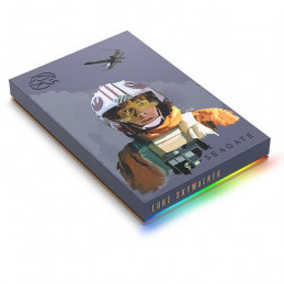 Seagate Game Drive Luke Skywalker™ Special Edition FireCuda ulkoinen kovalevy 2000 GB Musta