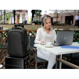 DELL Pro EcoLoop laukku kannettavalle tietokoneelle 43,2 cm (17") Reppu Musta