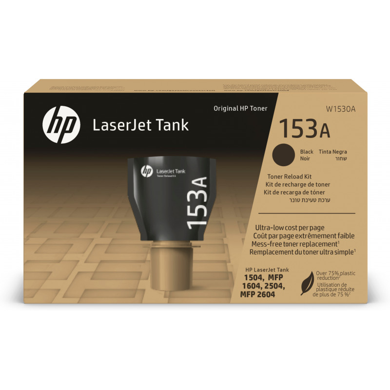 HP 153A alkuperäinen musta LaserJet Tank -väriaineen täyttöpakkaus