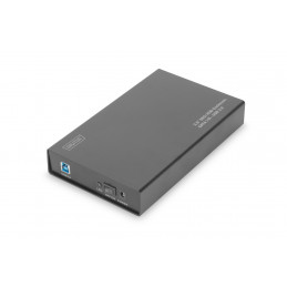 Digitus DA-71106 tallennusaseman kotelo HDD- SSD-kotelo Musta 2.5 3.5"