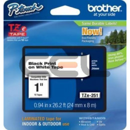 Brother TZE251CIV etikettien kirjoitusnauha TZ
