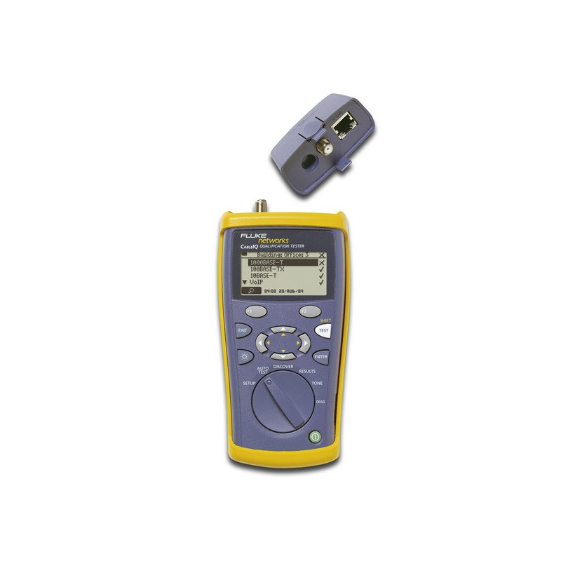 Fluke ACT-CIQ-100 verkkokaapelin testeri Sininen, Keltainen