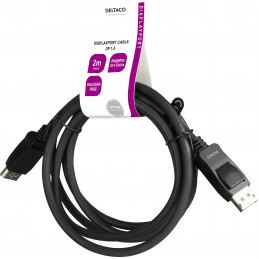 Deltaco DP8K-1020-LSZH DisplayPort-kaapeli