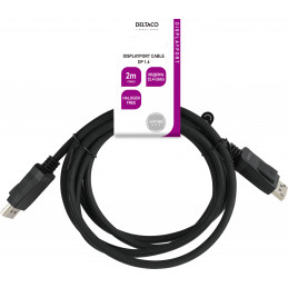 Deltaco DP8K-1020-LSZH DisplayPort-kaapeli