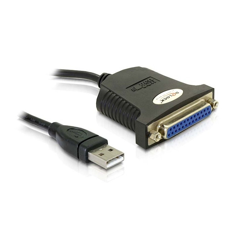 DeLOCK USB 1.1 parallel adapter rinnakkaiskaapeli 0,8 m