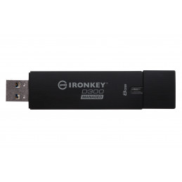 Kingston Technology IronKey D300 USB-muisti 32 GB USB A-tyyppi 3.2 Gen 1 (3.1 Gen 1) Musta