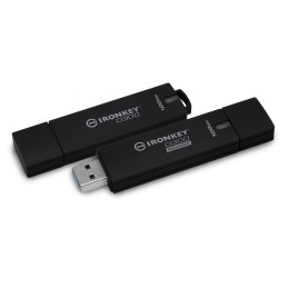 Kingston Technology IronKey D300 USB-muisti 32 GB USB A-tyyppi 3.2 Gen 1 (3.1 Gen 1) Musta