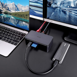 Lindy DST-Pro USB4 Telakointi Antrasiitti