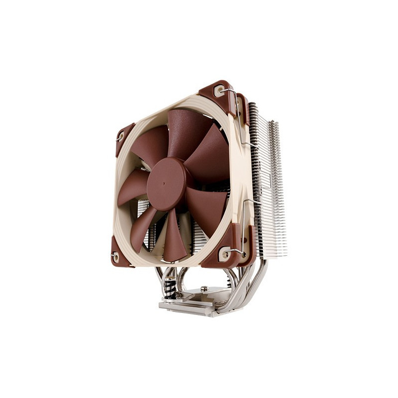 Noctua NH-U12S Tietokoneen jäähdytysjärjestelmä Suoritin Jäähdytin 12 cm Ruskea, Ruostumaton teräs