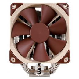 Noctua NH-U12S Tietokoneen jäähdytysjärjestelmä Suoritin Jäähdytin 12 cm Ruskea, Ruostumaton teräs